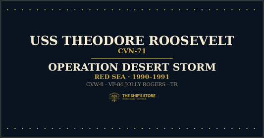 USS Theodore Roosevelt CVN-71 Operation Desert Storm 1990-91 Red Sea — The Ship's Store