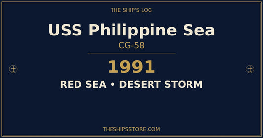 USS Philippine Sea CG-58 — 1991 Desert Storm deployment — The Ship's Store