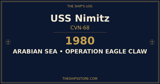 USS Nimitz CVN-68 — 1980 Arabian Sea deployment Operation Eagle Claw — The Ship's Store