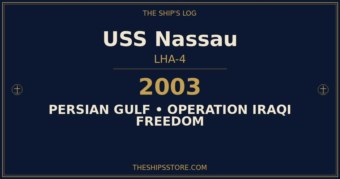 USS Nassau LHA-4 — 2003 Operation Iraqi Freedom deployment — The Ship's Store