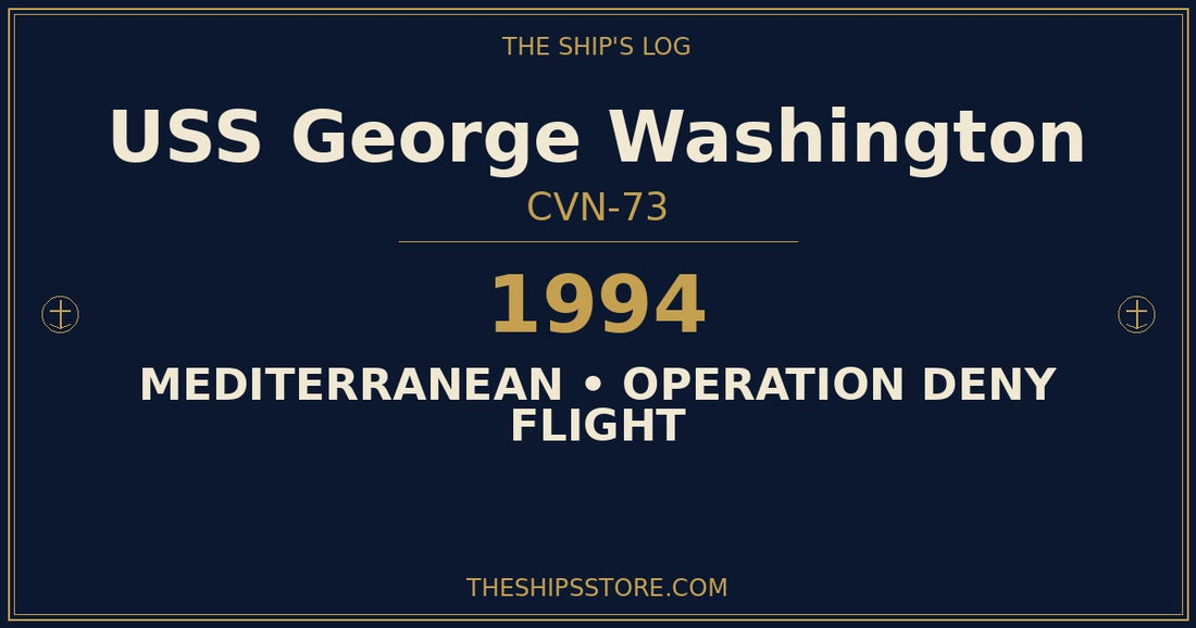 USS George Washington CVN-73 — 1994 Mediterranean deployment — The Ship's Store