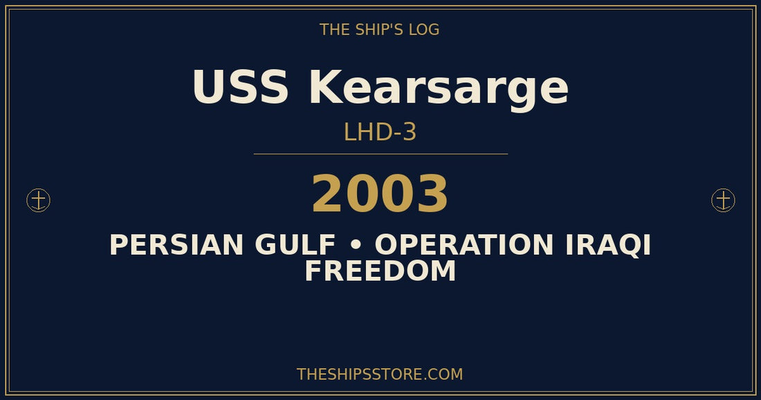 USS Kearsarge LHD-3 — 2003 Operation Iraqi Freedom — The Ship's Store