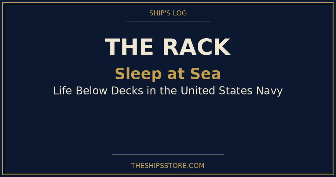Navy rack shipboard berthing life below decks — The Ship's Store