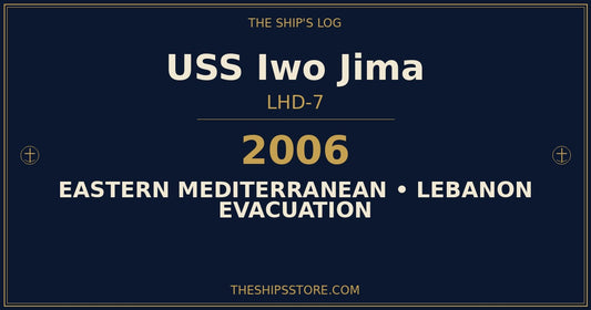 USS Iwo Jima LHD-7 2006 Lebanon evacuation eastern Mediterranean — The Ship's Store