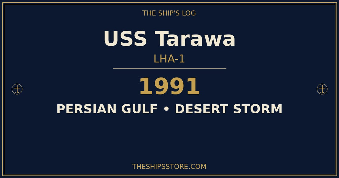 USS Tarawa LHA-1 1991 Desert Storm Persian Gulf — The Ship's Store