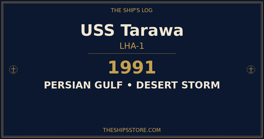 USS Tarawa LHA-1 1991 Desert Storm Persian Gulf — The Ship's Store