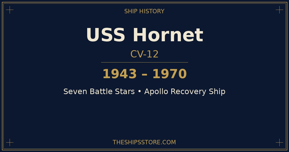 USS Hornet CV-12 — Essex-class carrier, Pacific War veteran and Apollo recovery ship