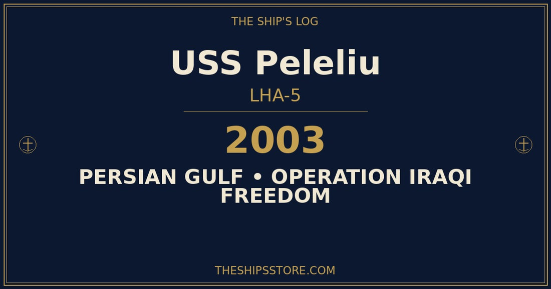 USS Peleliu LHA-5 underway in the Persian Gulf during Operation Iraqi Freedom, 2003