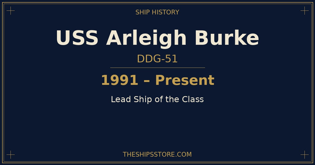 USS Arleigh Burke DDG-51 — lead ship of the Arleigh Burke-class guided-missile destroyer
