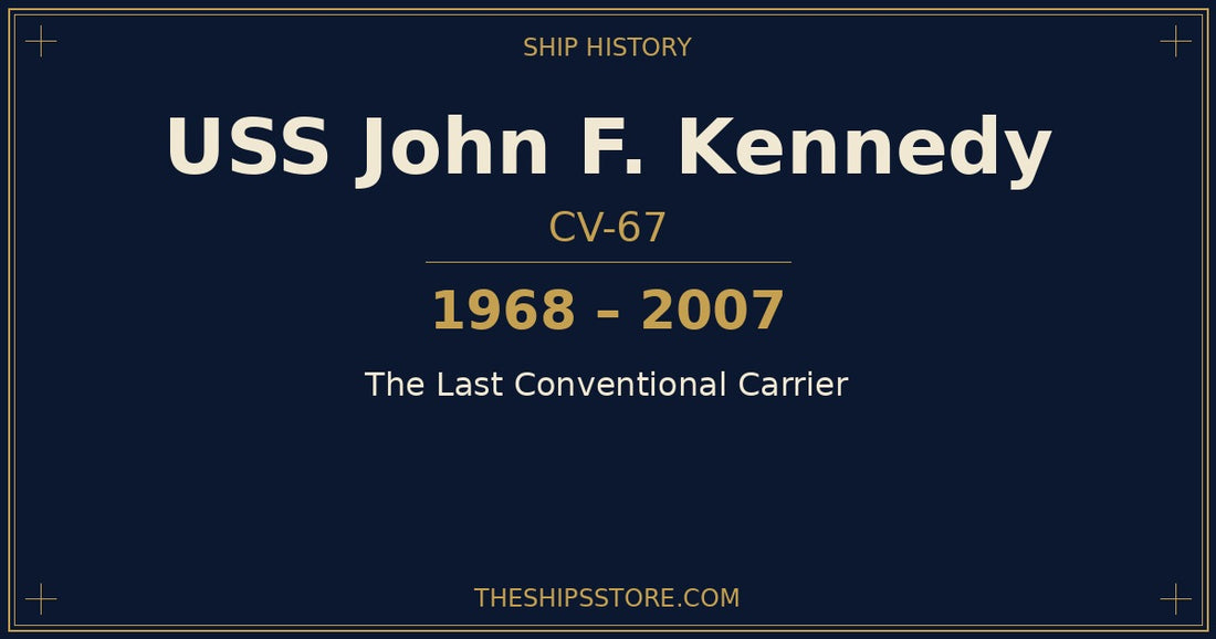 USS John F. Kennedy CV-67 — the last conventionally powered U.S. Navy aircraft carrier