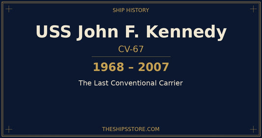 USS John F. Kennedy CV-67 — the last conventionally powered U.S. Navy aircraft carrier