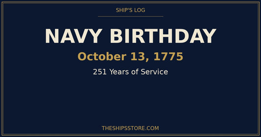 Navy Birthday October 13, 1775 — 251 years of U.S. Navy service