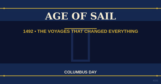 Age of Sail illustration — Columbus Day Navy history — The Ship's Store