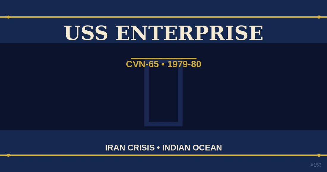 USS Enterprise CVN-65 underway in the Indian Ocean 1979-80 Iran Hostage Crisis deployment — The Ship's Store