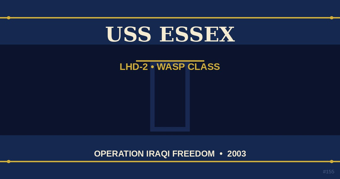 USS Essex LHD-2 Wasp-class amphibious assault ship Operation Iraqi Freedom 2003 — The Ship's Store