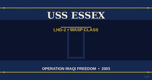 USS Essex LHD-2 Wasp-class amphibious assault ship Operation Iraqi Freedom 2003 — The Ship's Store