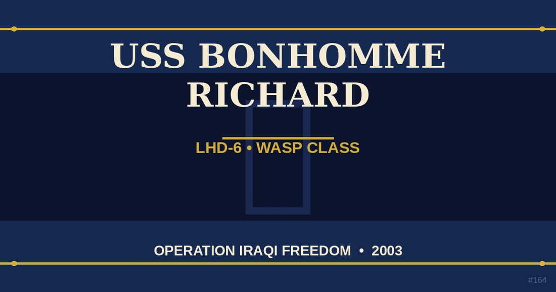 USS Bonhomme Richard LHD-6 Wasp-class amphibious assault ship Operation Iraqi Freedom 2003 — The Ship's Store