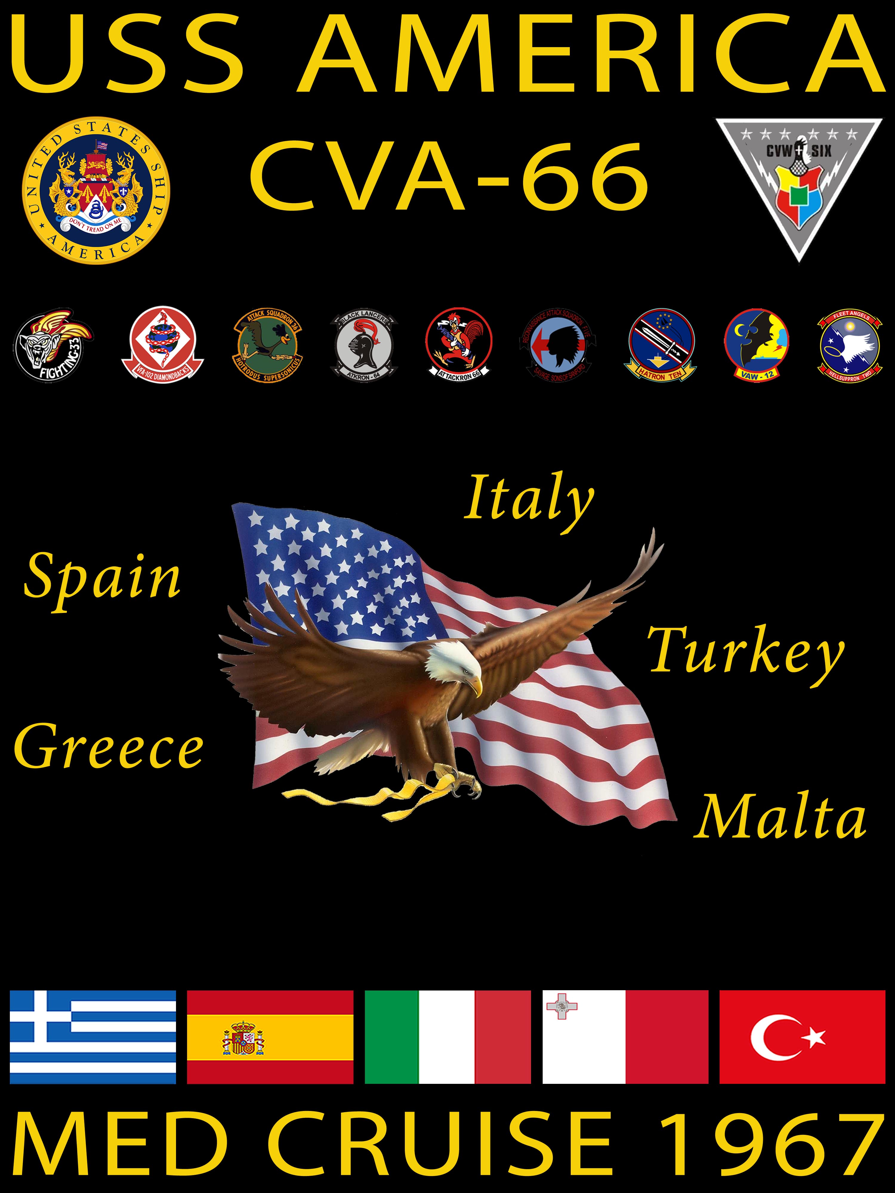 USS America (CVA-66) 1967
