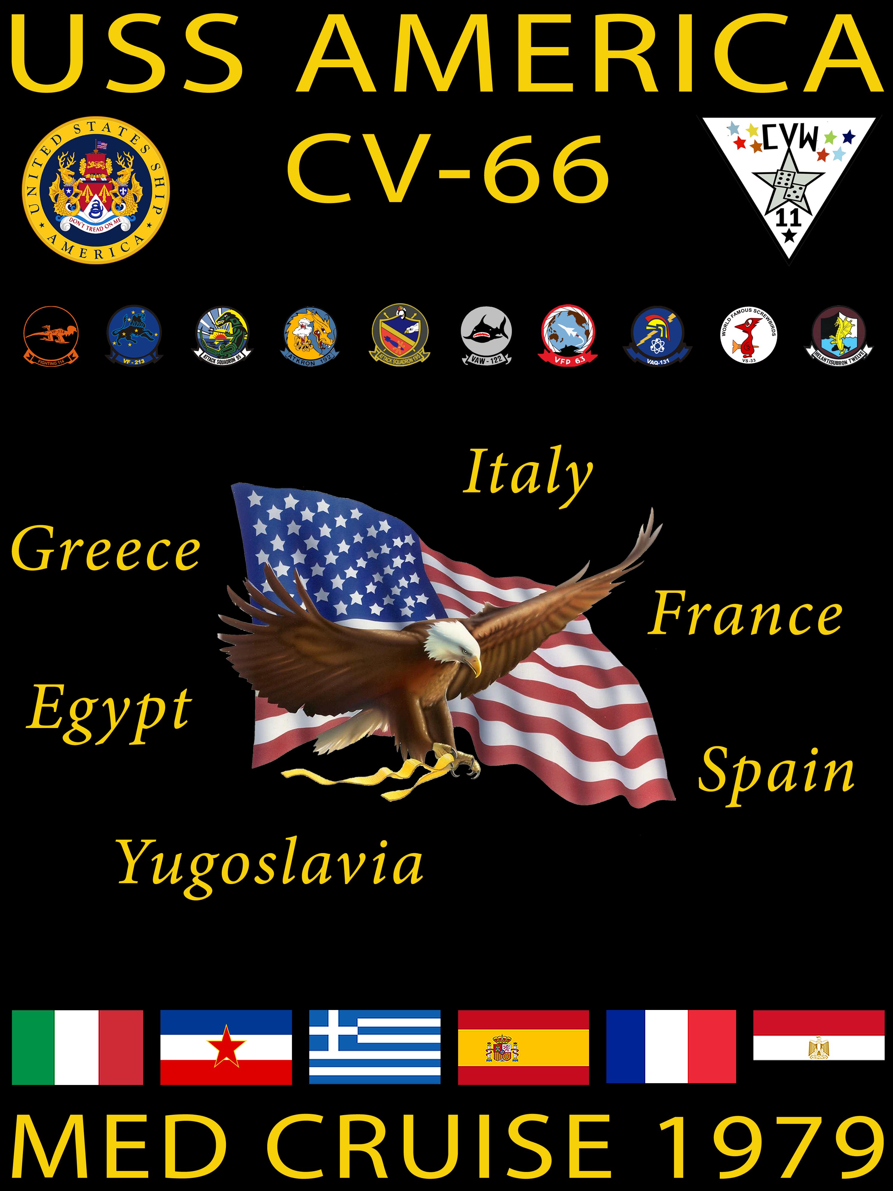 USS America (CV-66) 1979