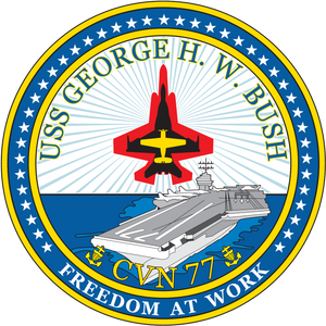 USS George HW Bush crest