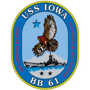 USS Iowa crest