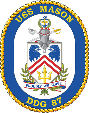 USS Mason crest