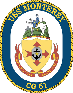 USS Monterey crest