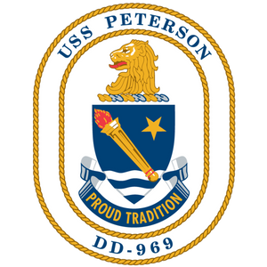 USS Peterson crest