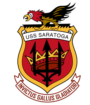 USS Saratoga crest