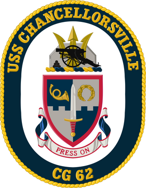 USS Chancellorsville crest