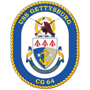 USS Gettysburg crest