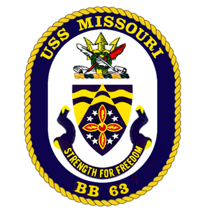 USS Missouri crest