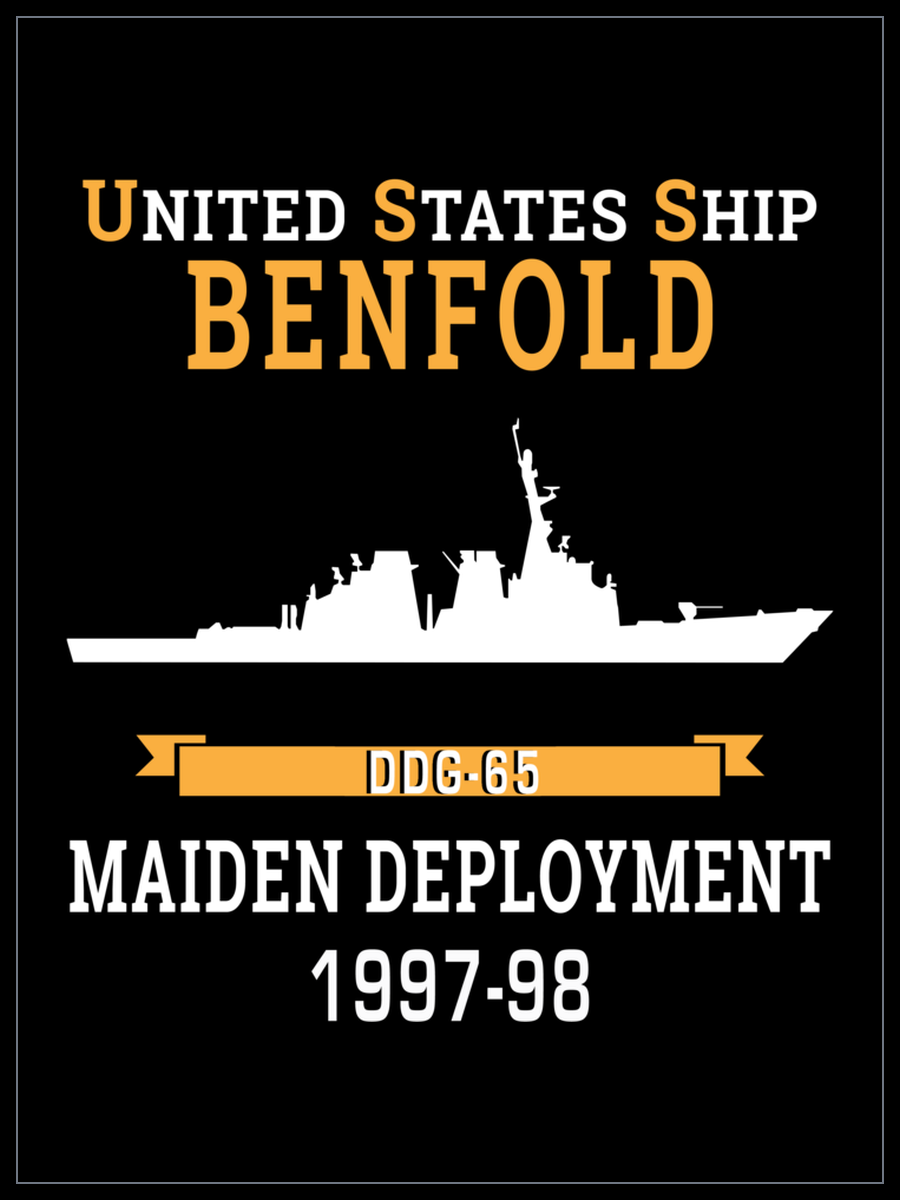 USS Benfold DDG-65 1997-98 cruise design
