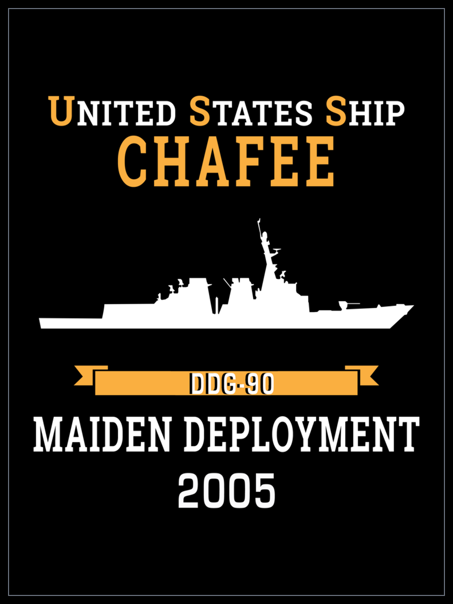 USS Chafee DDG-90 2005 cruise design