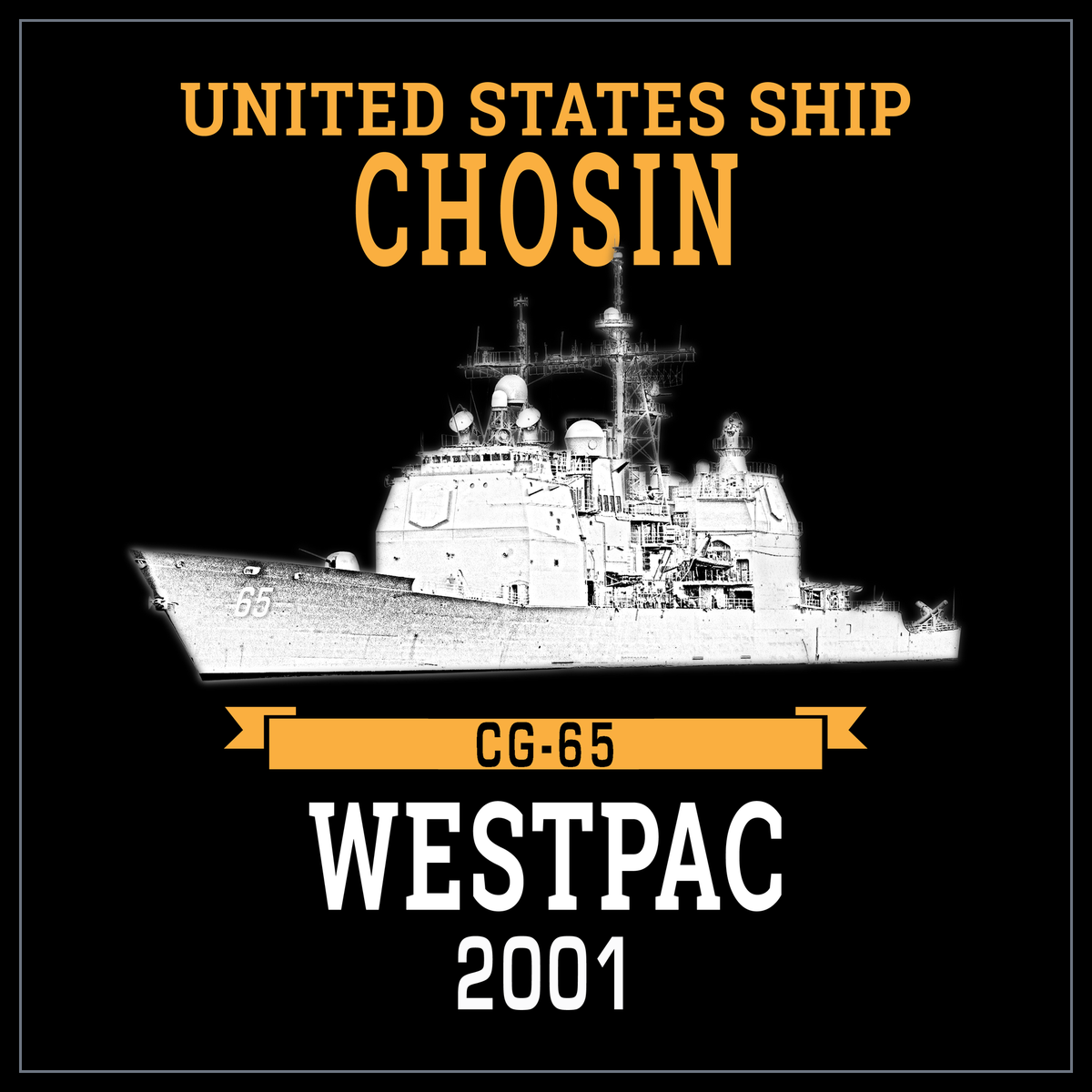 USS Chosin CG-65 2001 cruise design