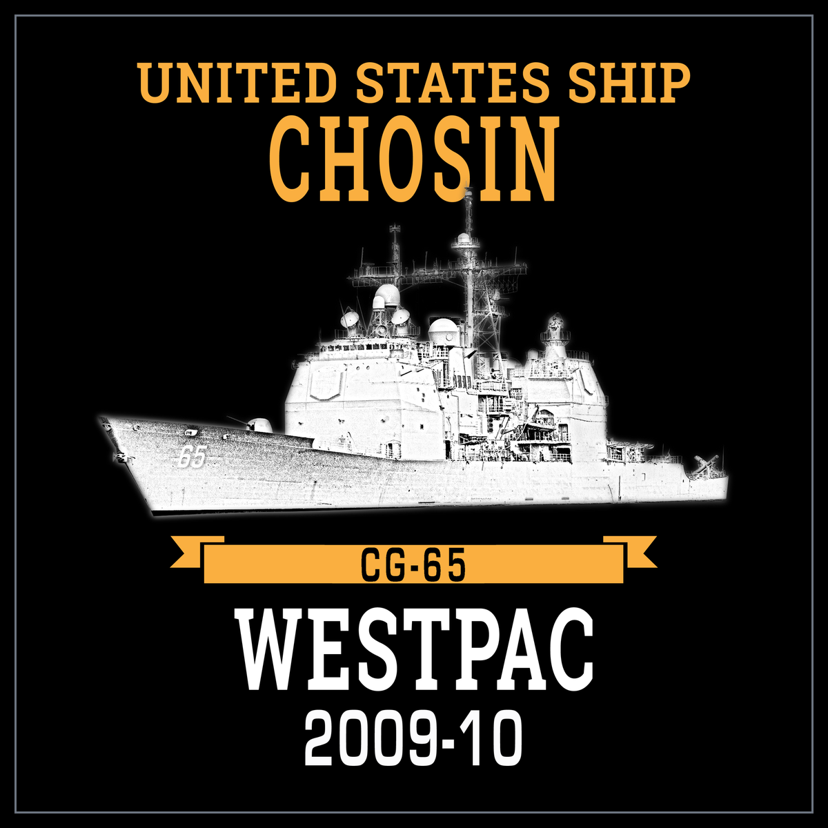 USS Chosin CG-65 2009-10 cruise design