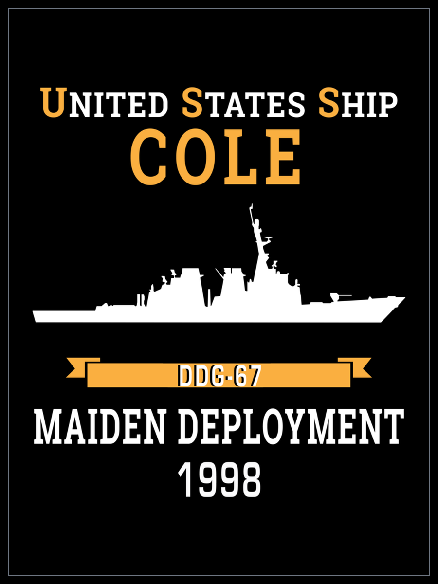 USS Cole DDG-67 1998 cruise design