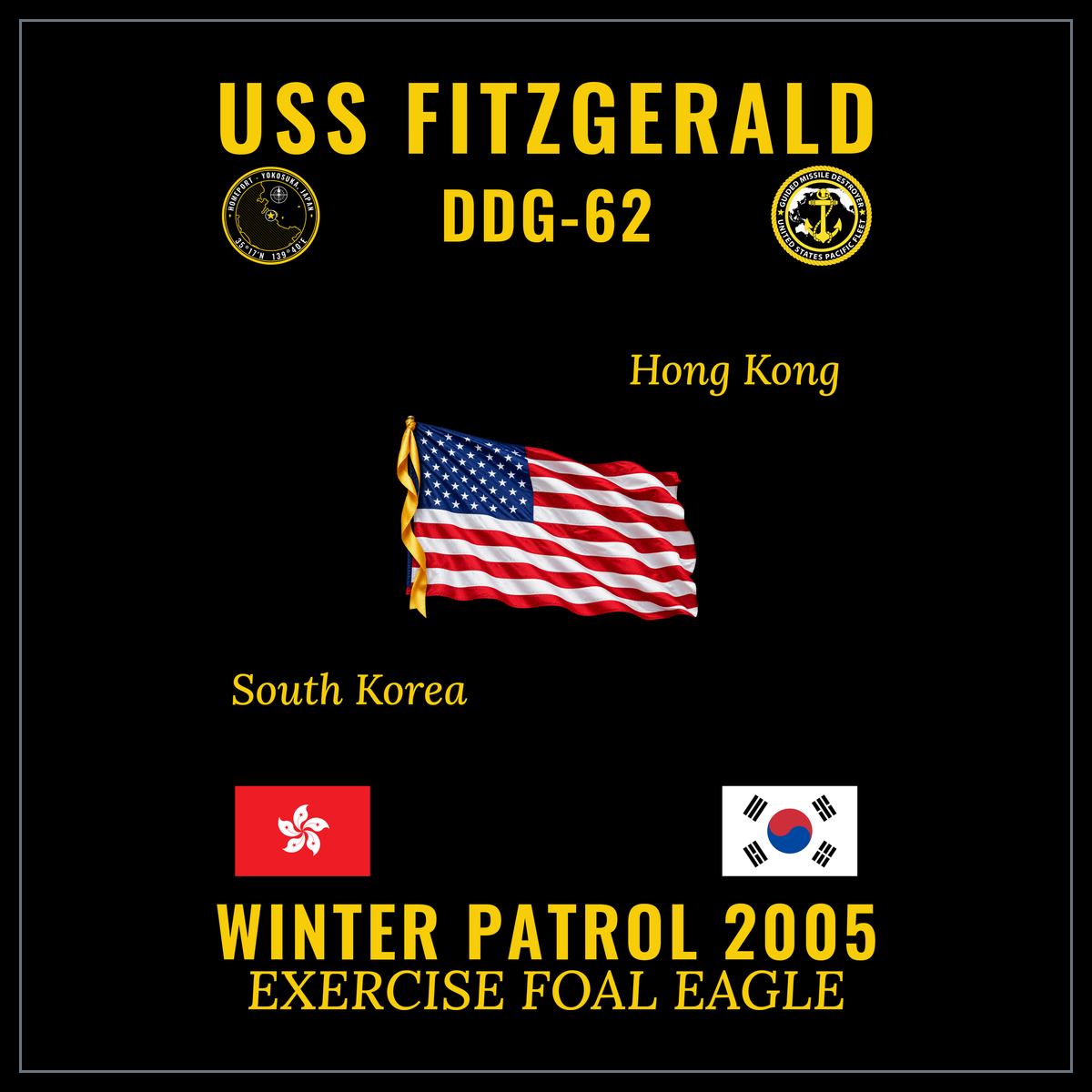 USS Fitzgerald (DDG-62) 2005 Winter Patrol cruise design