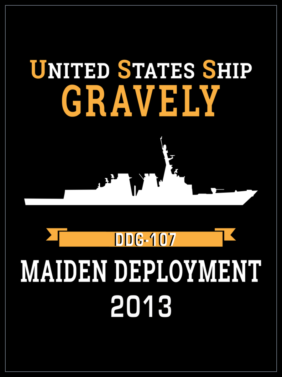 USS Gravely DDG-107 2013 cruise design