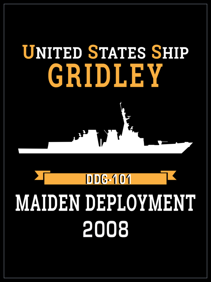 USS Gridley DDG-101 2008 cruise design