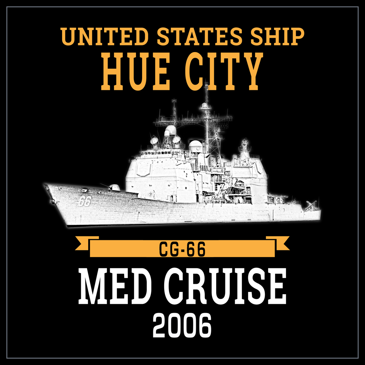 USS Hue City CG-66 2006 cruise design