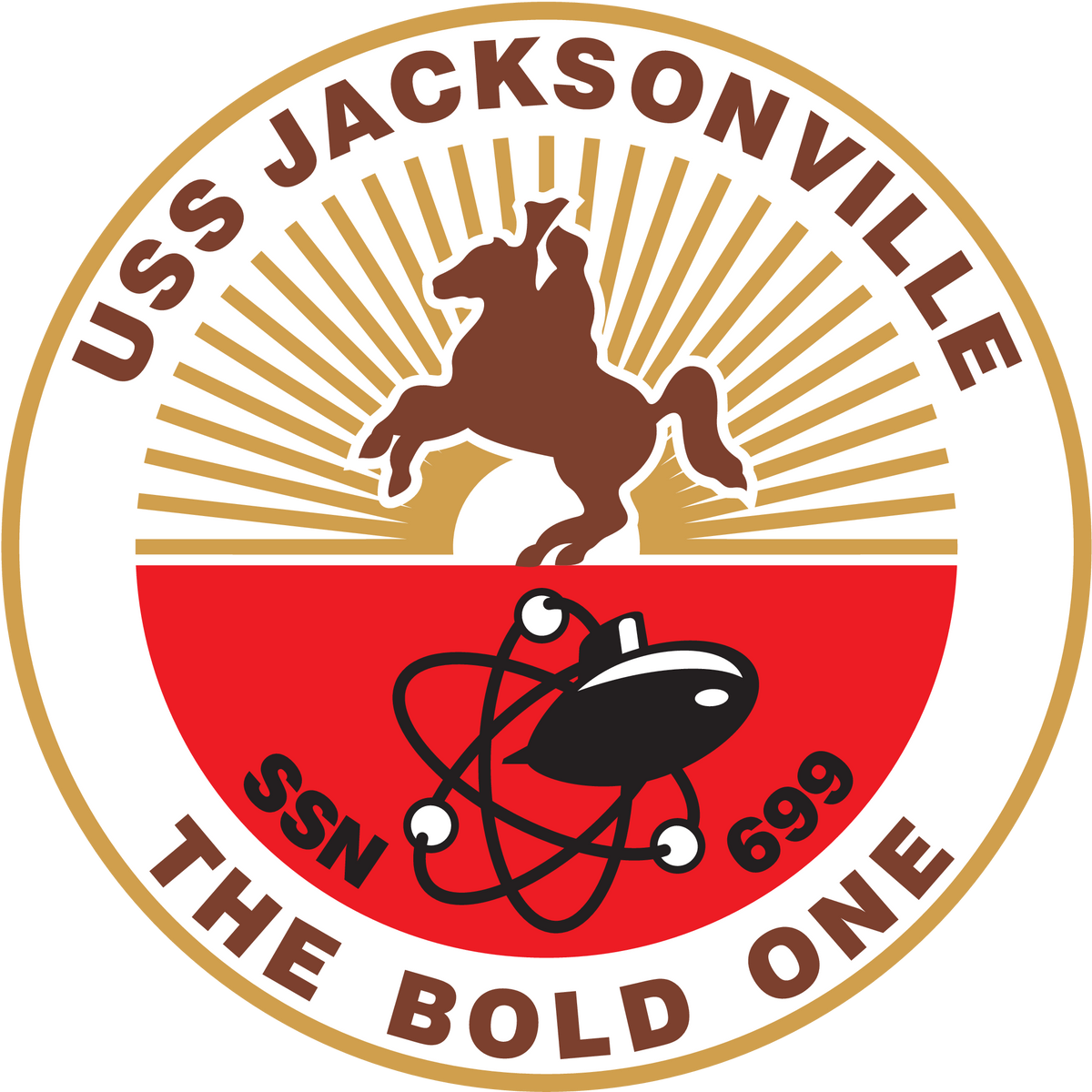 USS Jacksonville (SSN-699) ship's crest