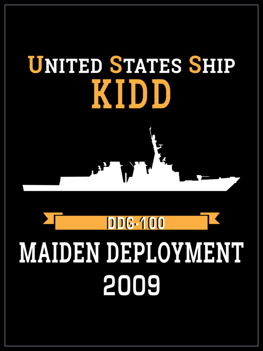 USS Kidd DDG-100 2009 cruise design
