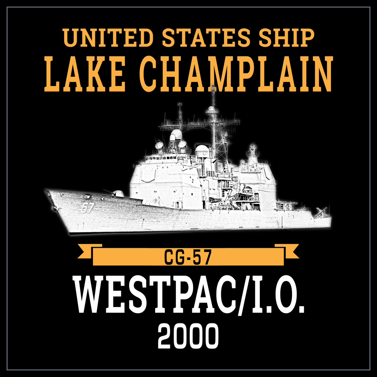 USS Lake Champlain CG-57 2000 cruise design