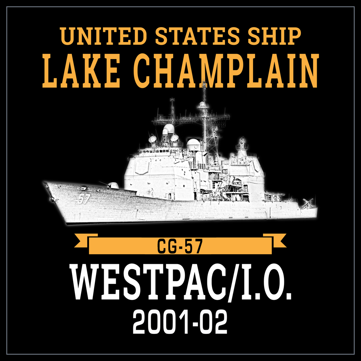 USS Lake Champlain CG-57 2001-02 cruise design