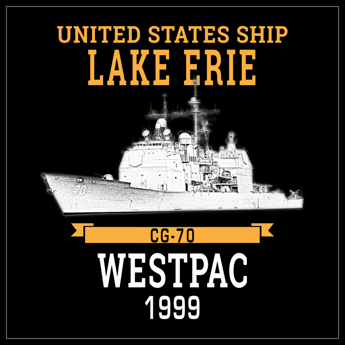 USS Lake Erie CG-70 1999 cruise design