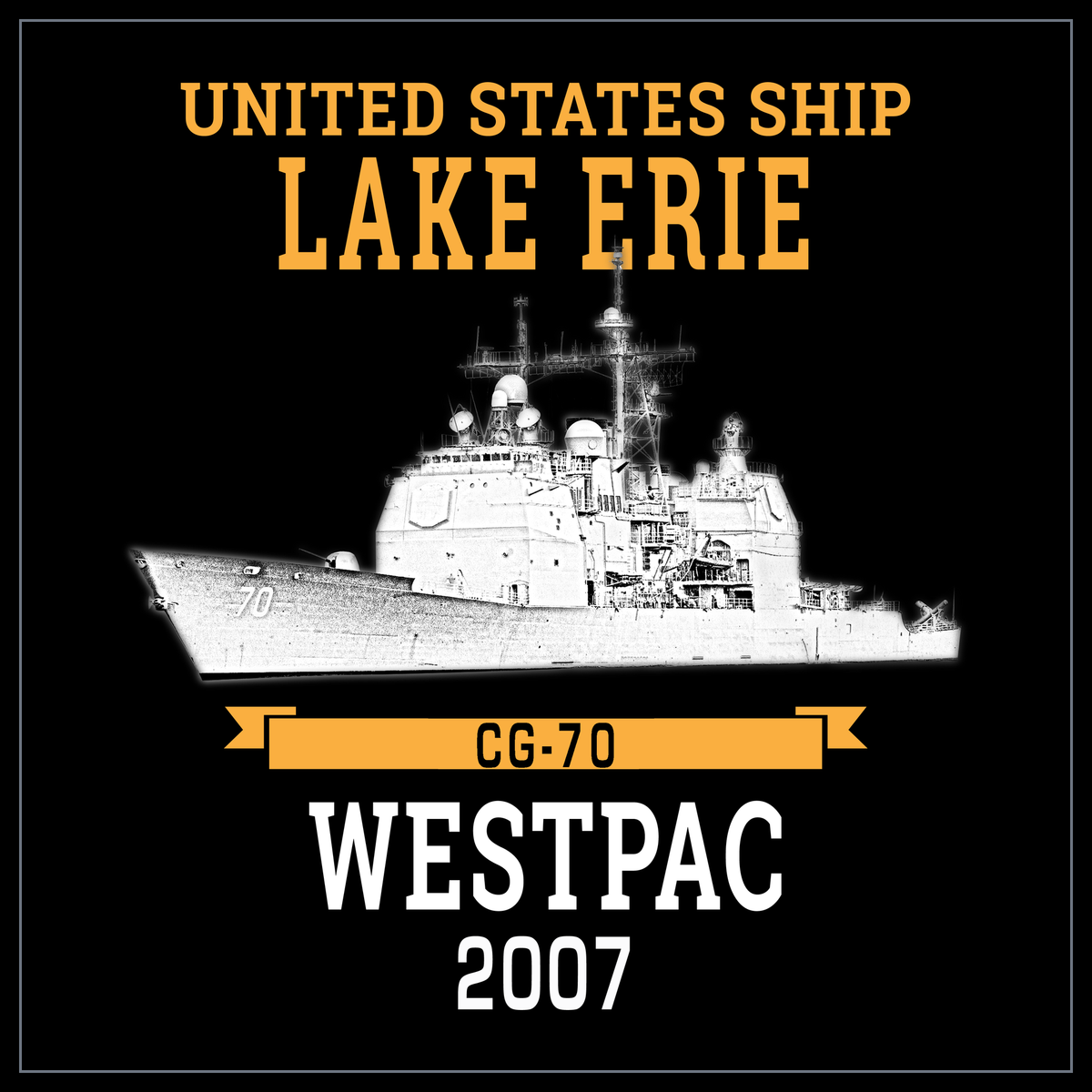 USS Lake Erie CG-70 2007 cruise design