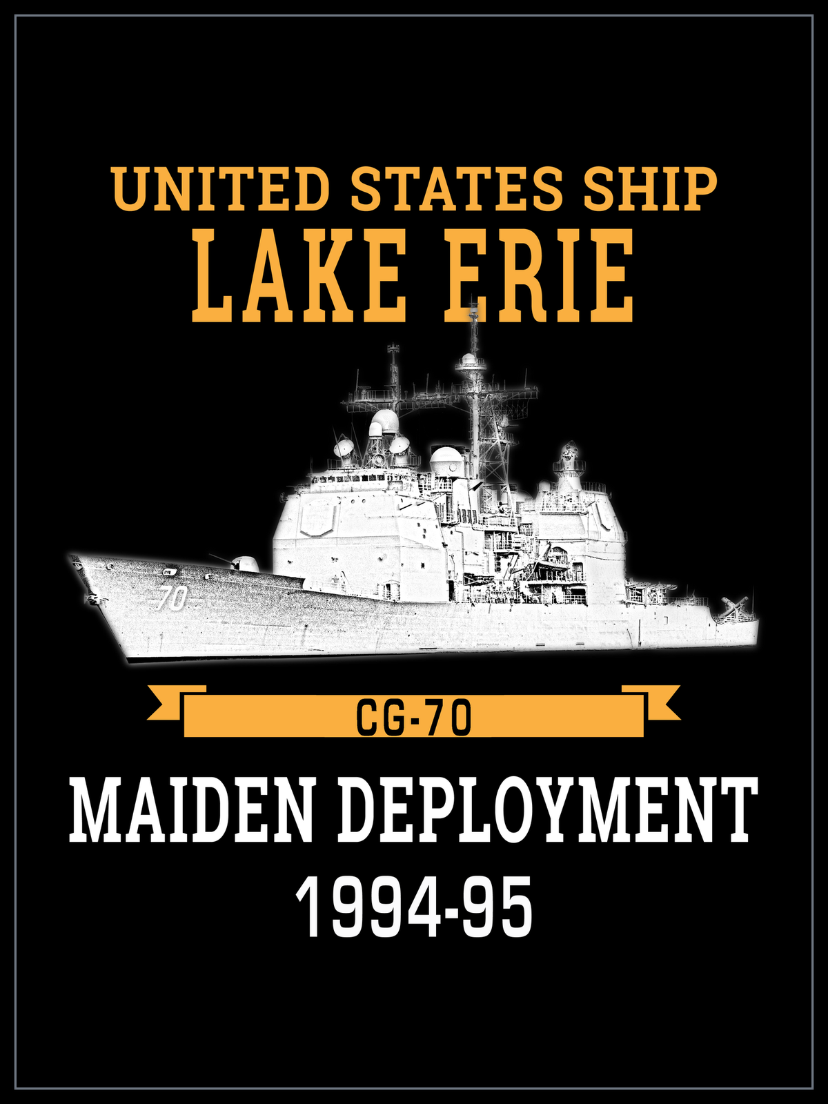 USS Lake Erie CG-70 1994-95 cruise design