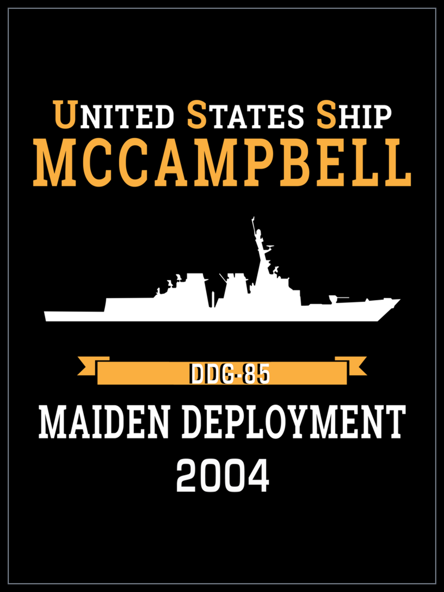 USS McCampbell DDG-85 2004 cruise design