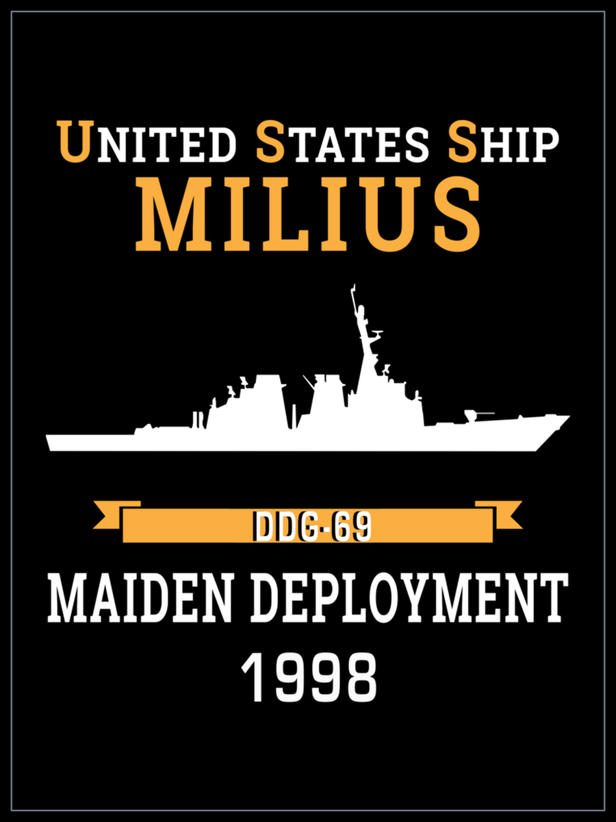 USS Milius DDG-69 1998 cruise design
